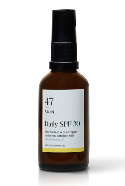 Daily SPF 30, enriched with Silver Chitoderm