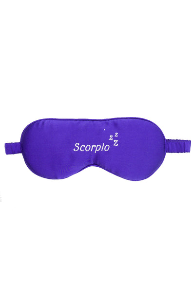 Zodiac Silk Eye Mask - Scorpio