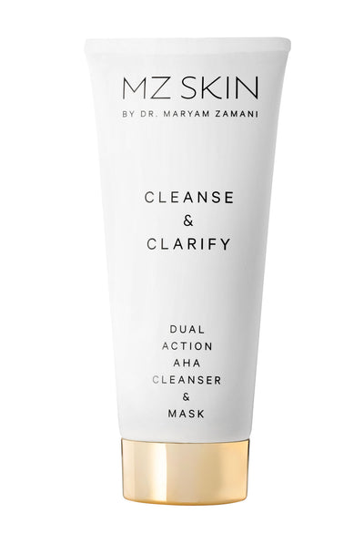 CLEANSE & CLARIFY Dual Action AHA Cleanser & Mask by MZ Skin