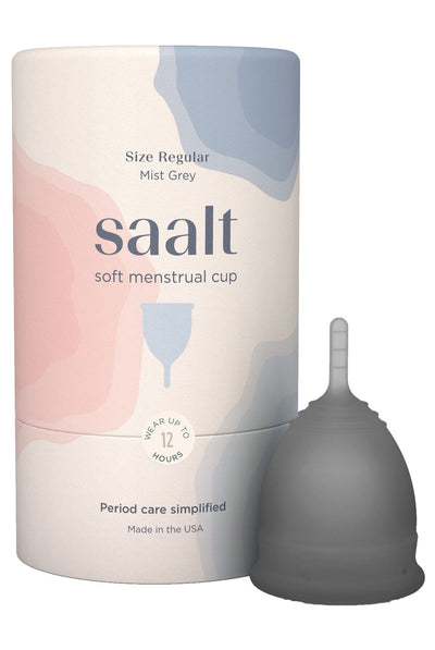 Saalt Soft Menstrual Cup - Grey
