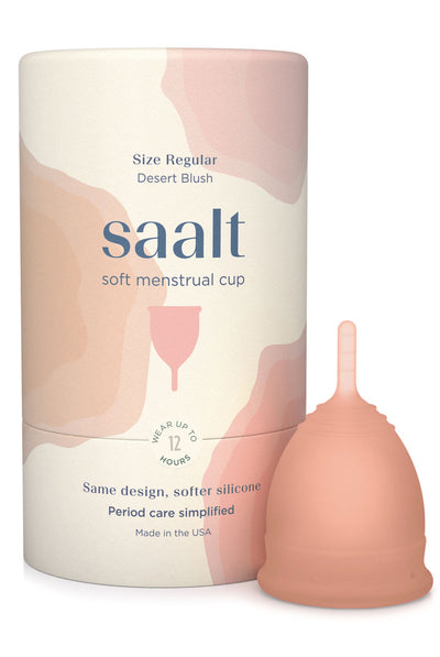 Saalt Soft Menstrual Cup - Desert Blush