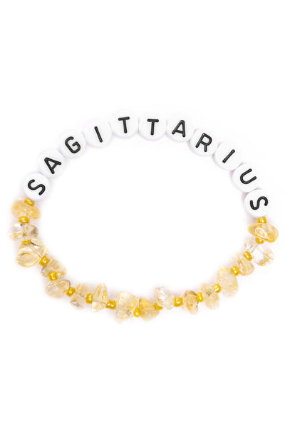 TBalance SAGITTARIUS Citrine Crystal Healing Bracelet