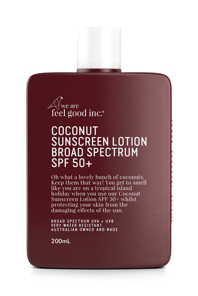 We Are Feel Good Inc. Coconut Sunscreen SPF 50+
