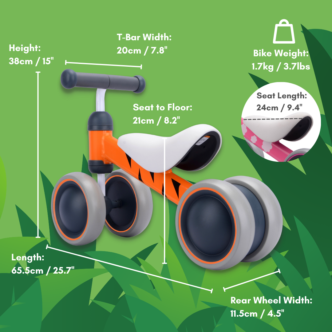 Benny Tiger Baby Balance Bike Oxygen Boutique