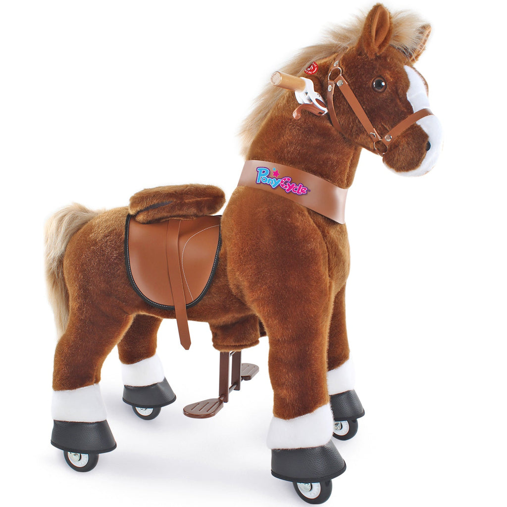 Ride on Pony Toy Age 4 8 Brown Oxygen Boutique