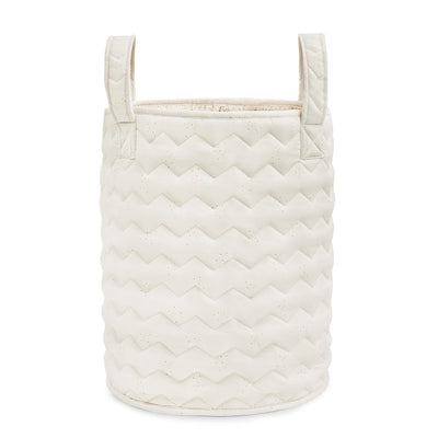 Large Quilted Storage Basket - Wild Chamomile