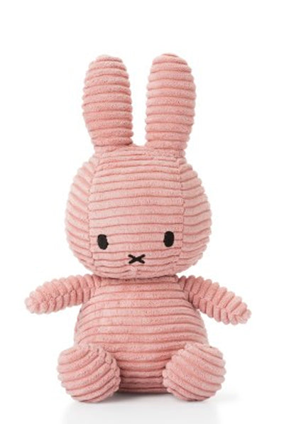 Miffy Sitting Corduroy Pink 23cm