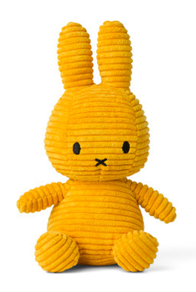 Miffy Sitting Corduroy Yellow 23cm