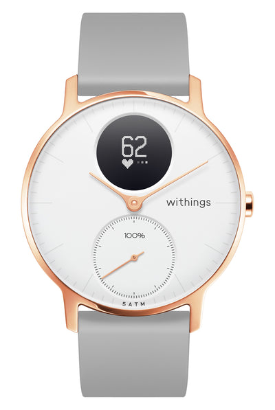 Withings SteelHR 36mm RoseGold grey wristband