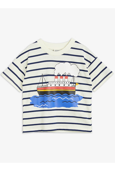 mini rodini FERRY STRIPE T-SHIRT