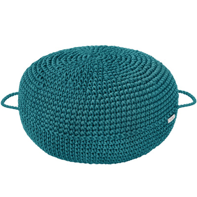 Crochet Ottoman | OCEAN BLUE