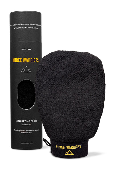 Three Warriors Exfoliating Glove