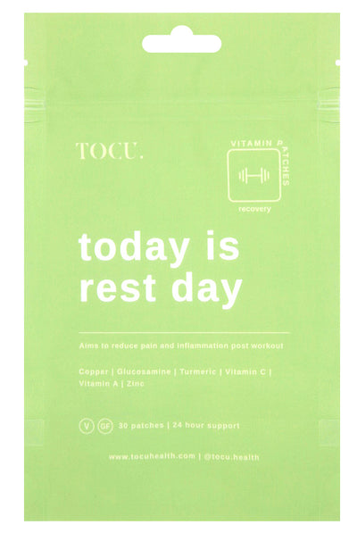 TODAY IS REST DAY RECOVERY VITAMIN PATCHES