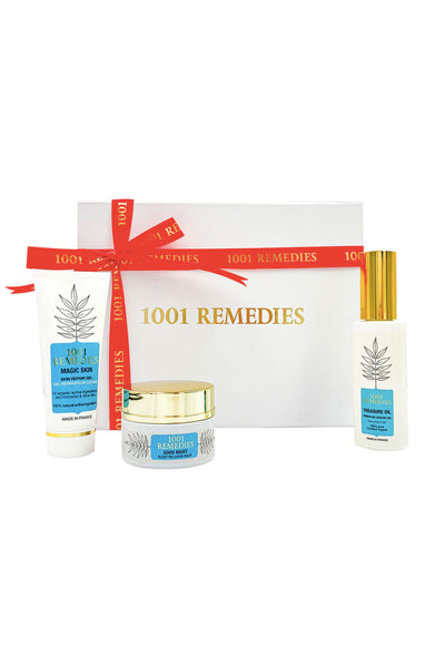 1001 Remedies Mum Gift Set - Acne Spot Cream, Sleep Sid & Argan Oil
