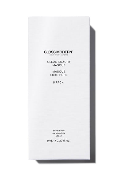 Clean Luxury Travel Masque (5-Pack) by Gloss Moderne