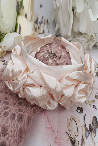 Juliet Silk Floral Headband by Alice & Blair. 