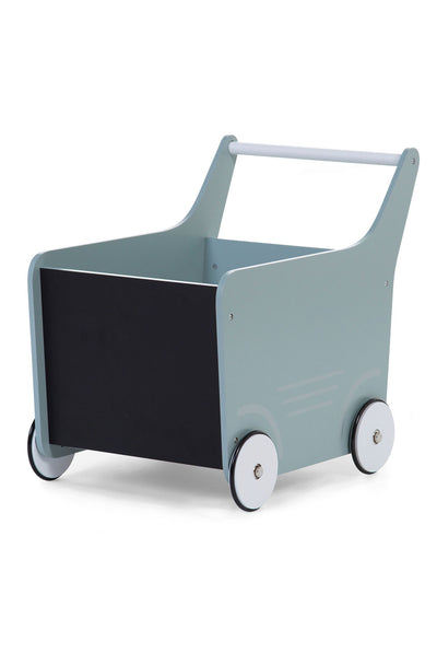 CuddleCo Wooden Toy Stroller - Mint