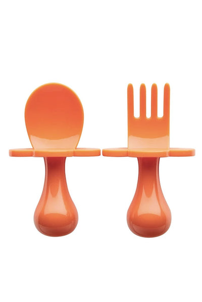 Grabease ORANGE YOU HUNGRY Baby Utensils