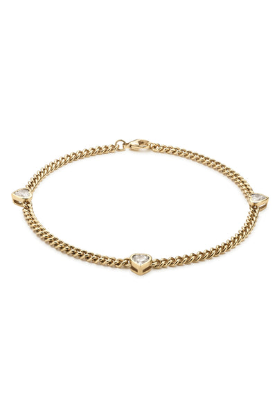 Heavenly London The A La Folie Anklet - Gold