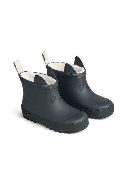 LIEWOOD JESSE THERMO RAIN BOOT - WHALE BLUE/BLACK MIX