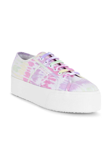 Olivia Rubin Superga Tie Dye Flatform Trainer