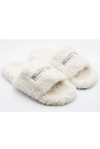 Oxygen Boutique Beauty Sleep White Slippers
