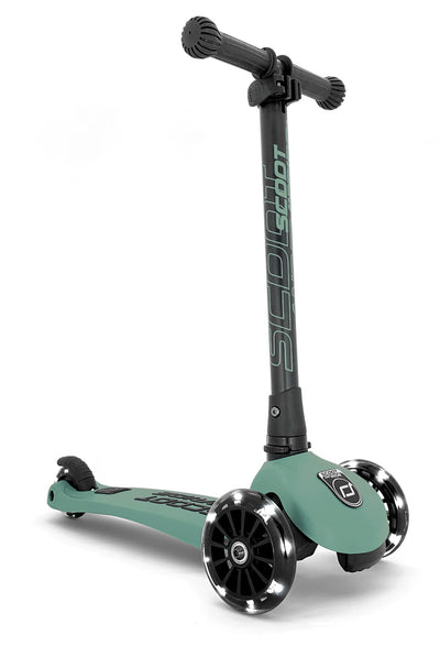 Scoot & Ride Highwaykick 3 LED - forest