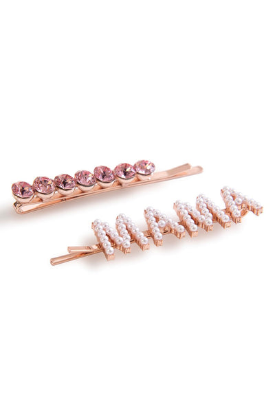 Oxygen Boutique Alice & Blair Mama Hair Slide Set