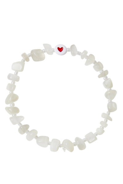 TBalance LOVE HEART Moonstone Crystal Healing Bracelet
